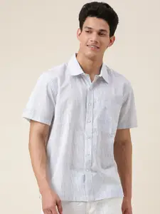 Fabindia Men Straight Printed Cotton Casual Shirt