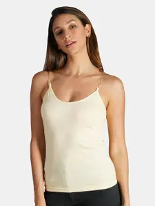 RC. ROYAL CLASS Non Padded Transparent Strap Cotton Camisole