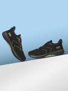 JQR Men SPEAK Black Speak Mesh Running Shoes