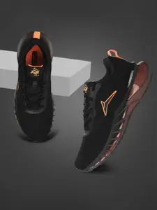 JQR Men Black Mesh Running Shoes