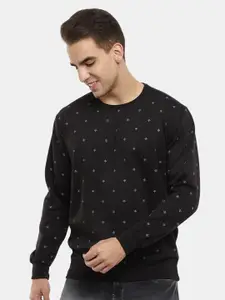 V-Mart Round Neck Printed Sweatshirt