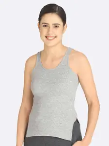 BODYCARE INSIDER Women Grey Cotton Thermal Top