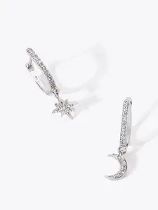 March by FableStreet Silver-Plated Classic Drop Earrings