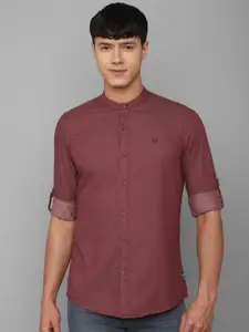 Allen Solly Sport Men Purple Pure Cotton Casual Shirt