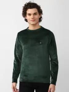 Peter England Casuals Men Green Sweatshirt