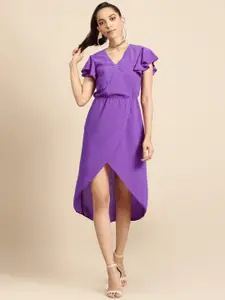 DODO & MOA V-Neck Wrap Dress