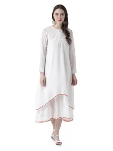 DODO & MOA Off White A-Line Maxi Dress