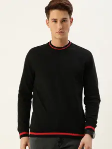 ARISE Men Black Pullover Sweatshirt