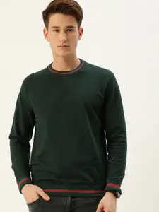ARISE Men Green Pullover Sweatshirt
