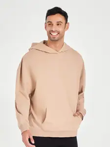 Styli Cotton Hooded Oversized French Terry Sweatshirt