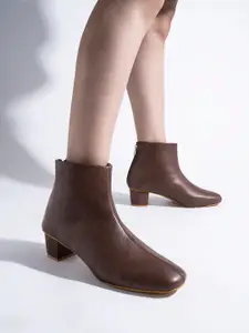 Shoetopia Women Brown Regular Boots