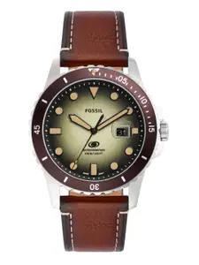 Fossil Men Green Analogue Watch FS5961