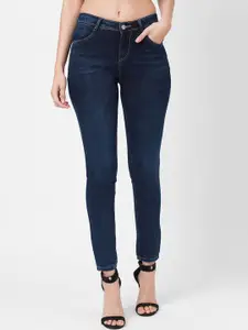 Kraus Jeans Women Cotton Skinny Fit Light Fade Jeans
