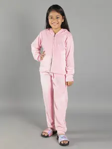 Ninos Dreams Girls Pink Jacket  with Pyjamas