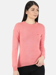 Monte Carlo Women Pink Pullover Sweater