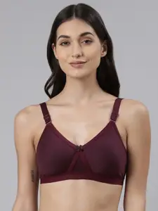 Dollar Missy Pack of 1  Cotton Wire-Free Crossover Support Bra