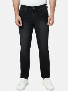 YU by Pantaloons Men Black Slim Fit Light Fade Cotton  Jeans