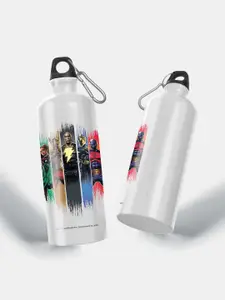 macmerise White Gang Design Printed BPA Free Sipper Water Bottle 750 Ml