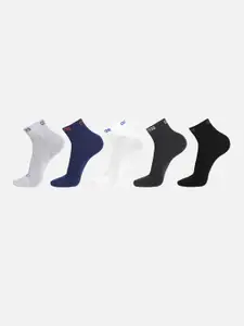 ADIDAS Men Pack of 5 Assorted Ankle Length Socks