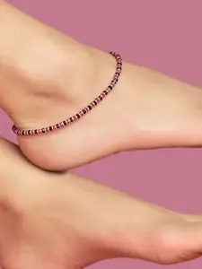 Zavya Women Silver-Plated Anklet