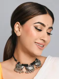 Fida Silver-Plated Choker Necklace