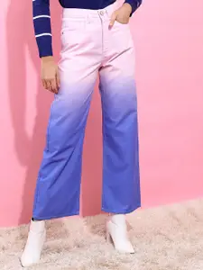 Tokyo Talkies Women Pink Cotton  Jeans