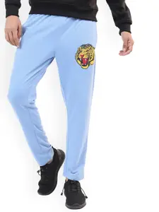 KETCH Men Blue Printed Track Pant