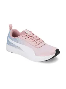 Puma Women Pink Textile Supernal V3 Running Shoes