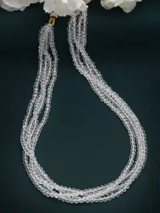 PANASH White Layered Necklace