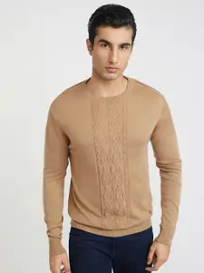 Raymond Men Cable Knit Acrylic Pullover