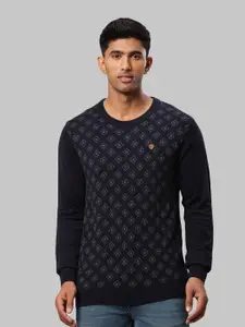 Raymond Men Geometric Printed Pullover