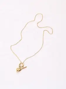 PALMONAS Gold-Toned Gold-Plated Necklace