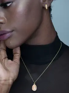 PALMONAS Gold-Toned Gold-Plated Necklace