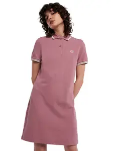 Fred Perry Pink T-shirt Dress