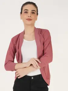 TEEMOODS Women Red Shrug