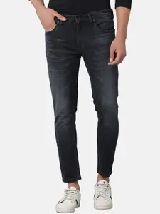 Voi Jeans Men Black Skinny Fit Light Fade Jeans