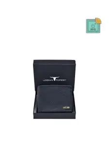 URBAN FOREST Men Solid Leather Two Fold Wallet