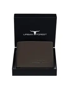URBAN FOREST Men Leather Two Fold Wallet