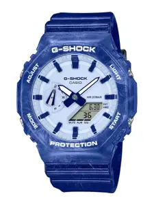 CASIO Men Analogue and Digital G-Shock Watch G1257- GA-2100BWP-2ADR