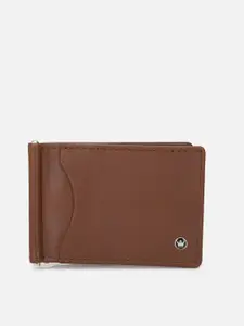 Louis Philippe Men Leather Two Fold Wallet