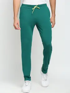 FiTZ Men Bottle Green Solid Anti Odour Slim Fit Track Pant