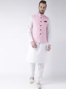 Hangup Men Pure Cotton Kurta with Pyjamas