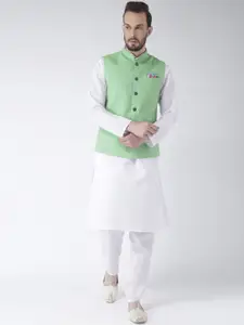 Hangup Men Pure Cotton Kurta with Pyjamas