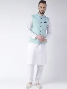 Hangup Men Pure Cotton Kurta with Pyjamas
