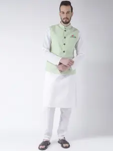 Hangup Men Pure Cotton Kurta with Pyjamas