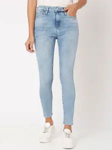 SPYKAR Women Blue Super Skinny Fit Heavy Fade Jeans