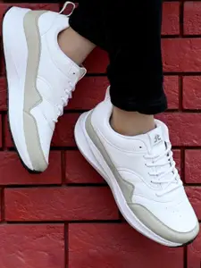 OFF LIMITS Men White Mesh Memory Foam Running Shoes