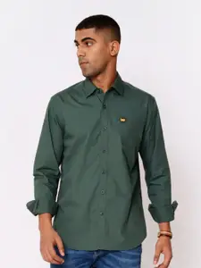 Royal Enfield Men Green Casual Shirt