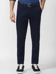Van Heusen Sport Men Navy Blue Casual Trousers