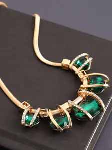SOHI Gold-plated Necklace